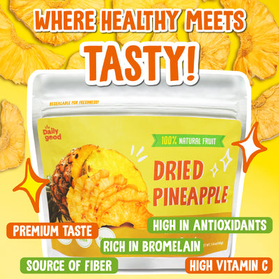 The Daily Good Dried Pineapple Slices(Pack of 3)