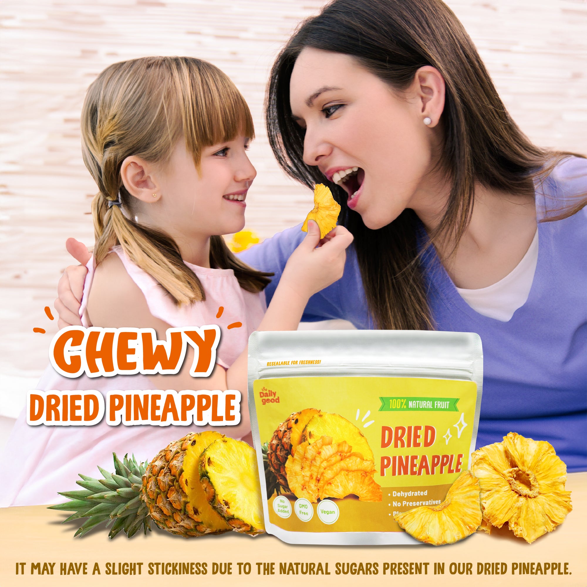 The Daily Good Dried Pineapple Slices(Single Pack)