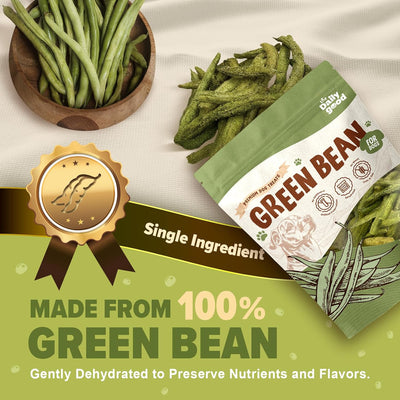 The Daily Good Dehydrated Green Bean Dog Treats