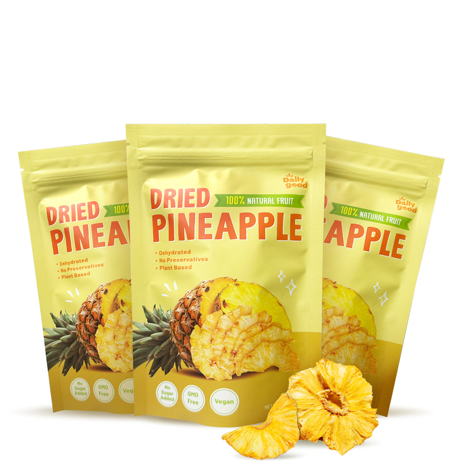 The Daily Good Dried Pineapple Slices(Pack of 3)