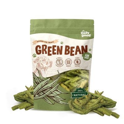 The Daily Good Dehydrated Green Bean Dog Treats