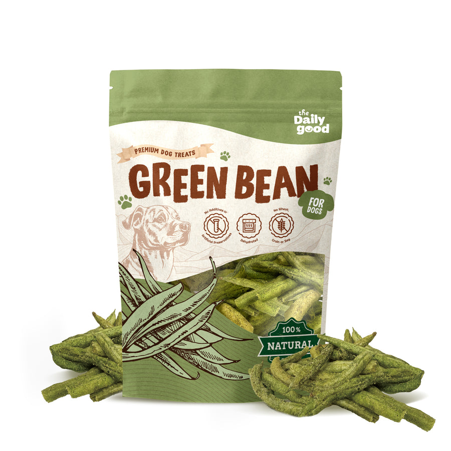 The Daily Good Dehydrated Green Bean Dog Treats