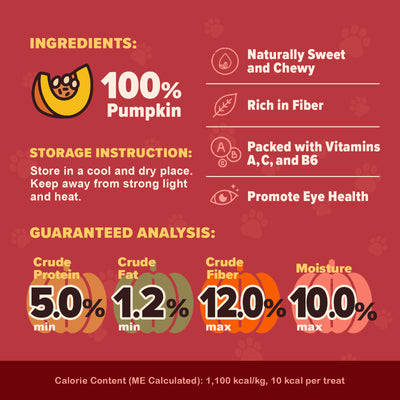 The Daily Good Dehydrated Pumpkin Dog Treats