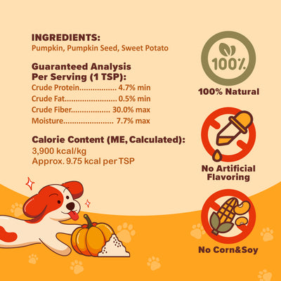 The Daily Good Pumpkin & Pumpkin Seed Powder for Dog