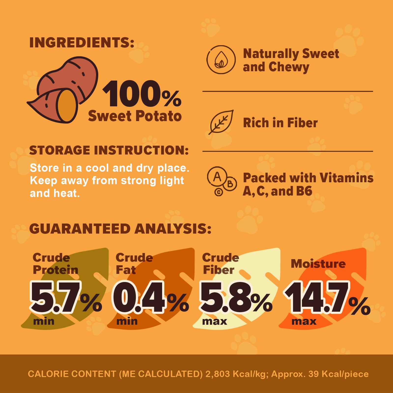 The Daily Good Dehydrated Sweet Potato Dog Treats