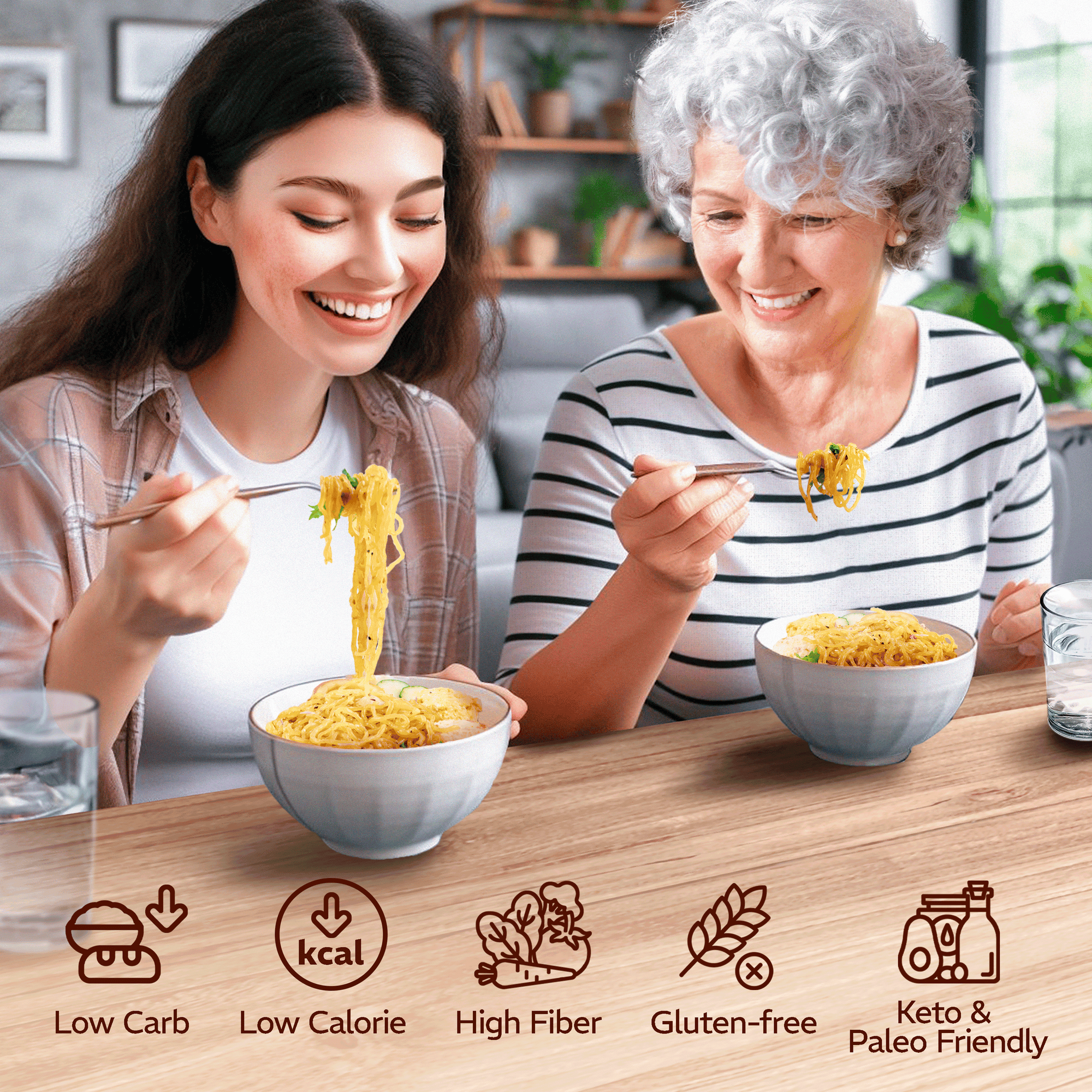 The Daily Good Shirataki Noodles 5 Packs | Ready to Eat | Pumpkin Flav The Daily Good Shirataki Noodles 5 Packs | Ready to Eat | Pumpkin Flav