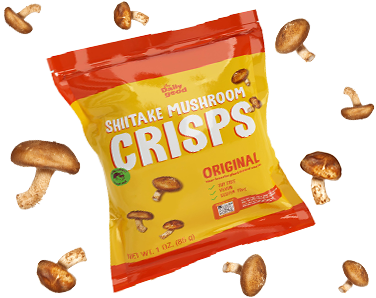 The Daily Good Shiitake Mushroom Crisps - Mushroom Chips - Original Flavor